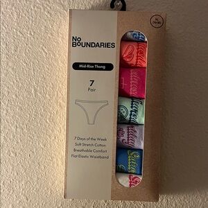 No Boundaries Women's Vibrant Thong Collection